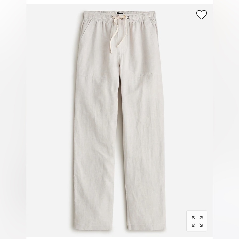 Brand new J.Crew men’s beach pant in linen (new with tags)